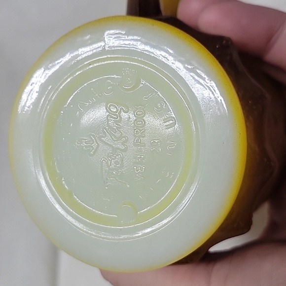 Vintage Anchor Hocking Fire King Kimberly Brown and Gold Mugs, set of 2 - Picture 5 of 7